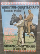 Winnetou u. Shatterhand Tal d. Toten A0 Vorank. Filmplakat REPRO