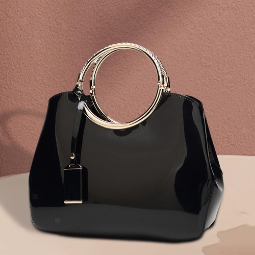 Glänzende handtasche aus - glänzende,