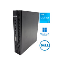 Windows 11 Büro PC Micro Intel Core i3 4GB RAM 240GB SSD