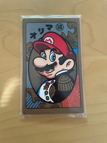Mario hanafuda postkartenset - mario,