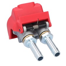 Duo Matic Schnellkupplung mit Schlauchstutzen 13mm Ø für Anhänger Auflieger M16