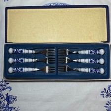 6 Stk. Gabeln Kuchengabeln aus