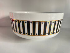 FÜRSTENBERG Herzog Ferdinand Alt Campo Schwarz Gold SCHÜSSEL 19 cm