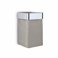 blomus Gästehandtuchkorb Wäschekorb Edelstahl poliert Baumwolle Nexio Nr. 68978