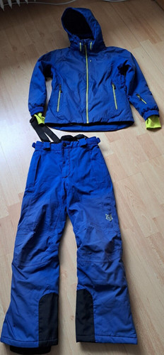 134 140 skianzug blau - 134/140,