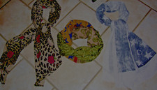 Konvolut 1 x Loopschal 2 x Tücher multifuktional Viskose XXL teilw. NEUw. supi