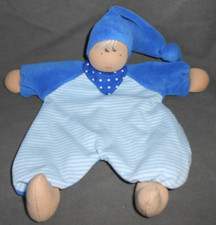 KÄTHE KRUSE SCHMUSETUCH SCHNUFFELTUCH PUPPE GUGGULI BLAU