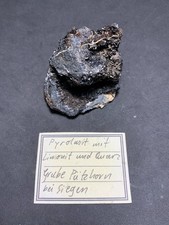 Pyrolusit, Grube Pützchen, Siegen, Siegerland