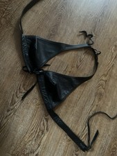 Echtleder Bustier Neckholder Gr. 40