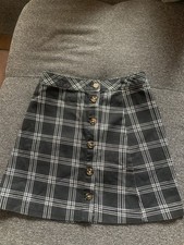 Karierter kurzer Wickelrock