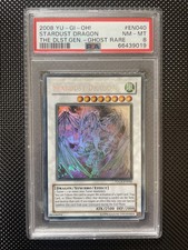 Yugioh Sternenstaubdrache Ghost Rare PSA 8 Englisch Unlimited