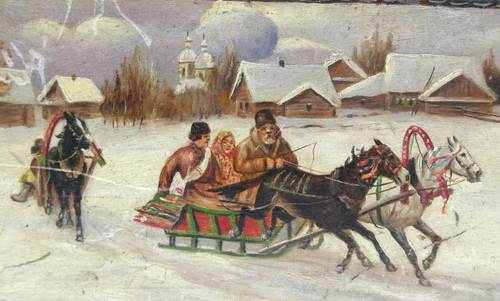 Handbemalte schatulle russland - handbemalte,