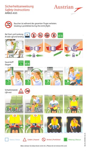 Safety card austrian - /,