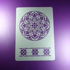 A3 Schablone Ornament Rosette