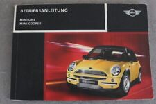 MINI One, Mini Cooper Betriebsanleitung "V-2001" Bedienungsanleitung / Handbuch