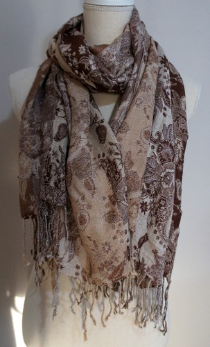 Schal pashmina stil floral - schal,