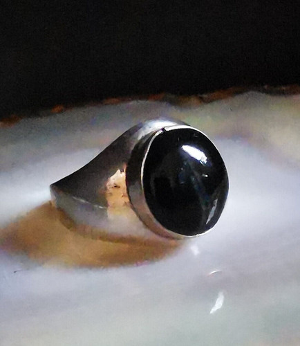 Ring silber 925 schwarzer - ,
