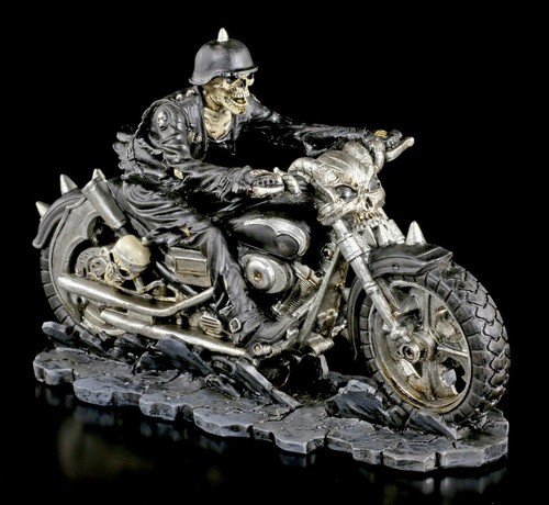 Skelett biker figur - biker, hell