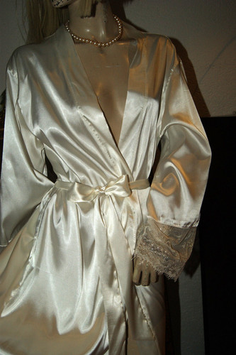 Satin glanz negligee - satin,