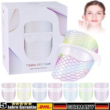 LED Gesichtsmaske Lichttherapie Maske 7 Farben LED Maske Gesicht Lichttherapie