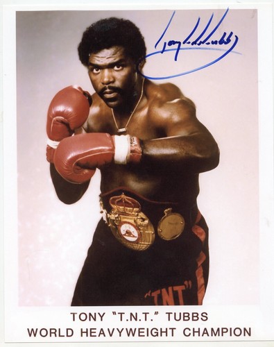 Boxing champ tony tubbs - tubbs, signed