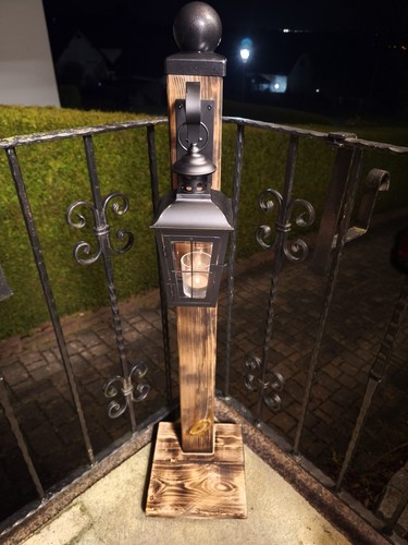 Stehlampe holzlampe - stehlampe,