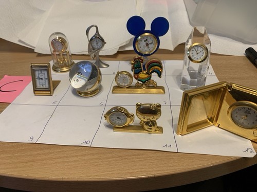 Miniatur sammeluhren - miniatur,