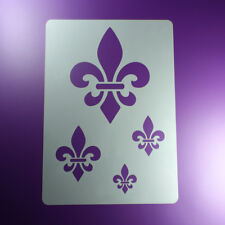 A4 Schablone Fleur de Lis 4