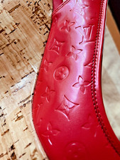 Louis Vuitton Damen Schuhe  Gr. 38 Top  LV Monogram Rot