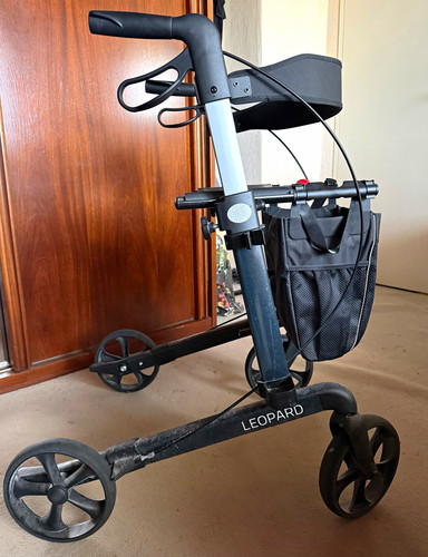 Mobilex leopard rollator - leopard,