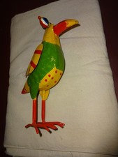 Vintage bunter Vogel  Haus