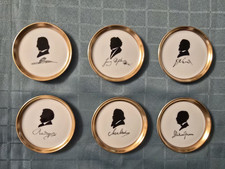 6 Zierteller Fürstenberg Komponisten 