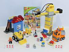 LEGO® DUPLO Groß Baustelle Bau Set 4988 Kran Bagger LKW Sattelschlepper usw