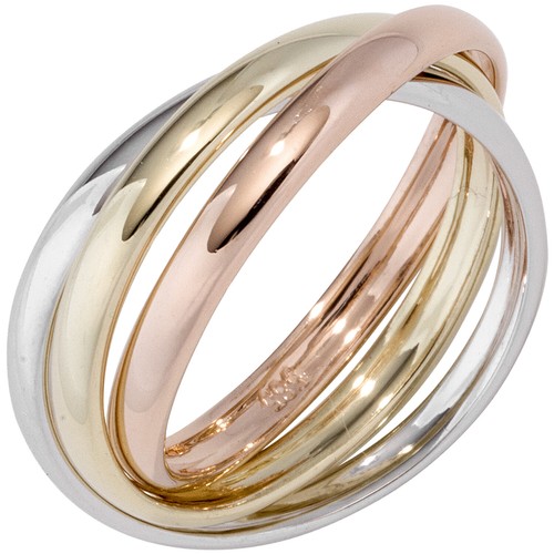 Damen ring 585 gelbgold - ring,