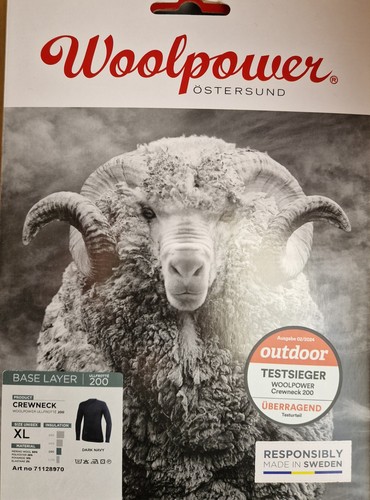 Woolpower crewneck 200 xl - gr.,