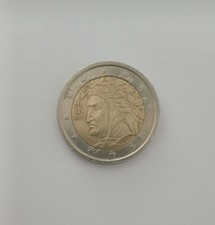 2 Euro Münze 2002 Dante Alighieri Italien Erstprägungs Jahr 2€ 