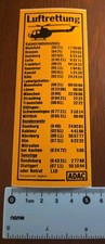 ADAC Luftrettung Aufkleber *