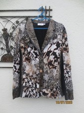 just white by SE ★ Jacke ★ Blazer ★ Blusenjacke ★ Animal Print ★ Gr. 46 NEU