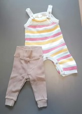 2 Teile Baby Jungen Hose Strick Strampler Overall Babykleidung Paket Alana Gr 68
