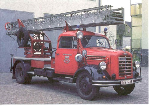 Altes foto lkw feuerwehr - lkw,