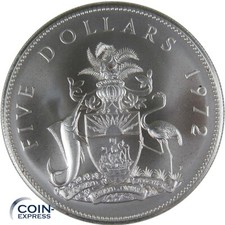 BAHAMAS 5 Dollar $