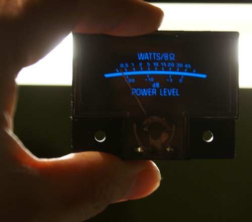 Analog power level meter - level, (made
