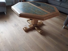 Couchtisch eiche achteckig mit - couchtisch,