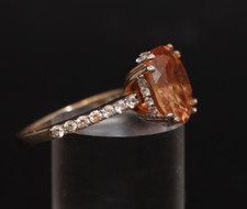 Ring Morganit/ Zirkon 925er Silber verg. Rg: 17,8  Neu