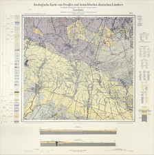 Karte Schlesien Leschnitz