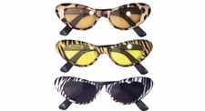 Sonnenbrille mit Tierprint für Damen Zebra Leo Tiger Style Brille 129230213