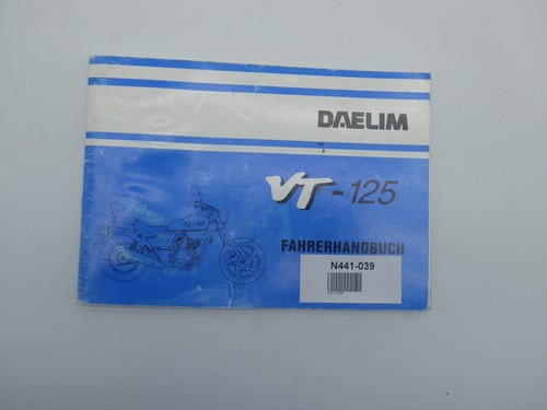 Daelim 125 fahrerhandbuch - vt-125,