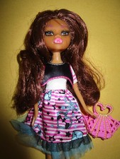 B-683) MONSTER HIGH CLAWDEEN WOLF TEDI GMBH KLEID+SCHUHE+TASCHE NUR 24 CM GROSS