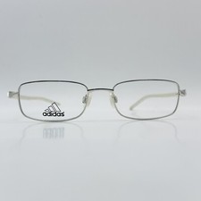 Adidas Brille Herren Damen eckig silber weiß Sport a990 00 Sportbrille NEU