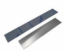 Edelstahlblech Streifen geschliffen K240 V2A  foliert Streifen Edelstahl 1.4301